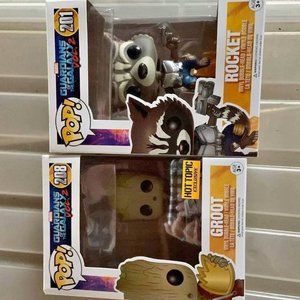 Groot and rocket two pack vinyl figure